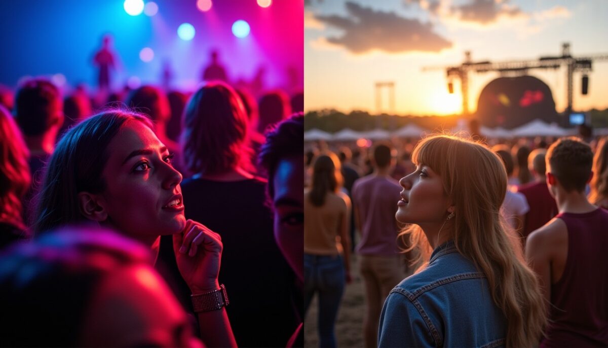Concert en salle vs festival en plein air : quelles différences ?