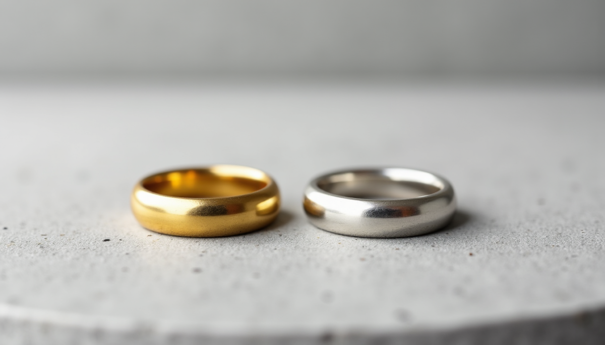 Bague épurée : or massif ou argent sterling, quelle différence ?
